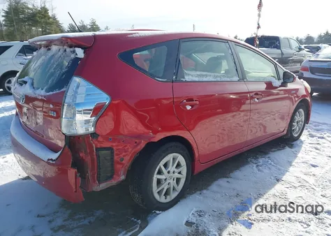 2012 Toyota Prius V Three from USA, damaged, VIN JTDZN3EU2C3155206